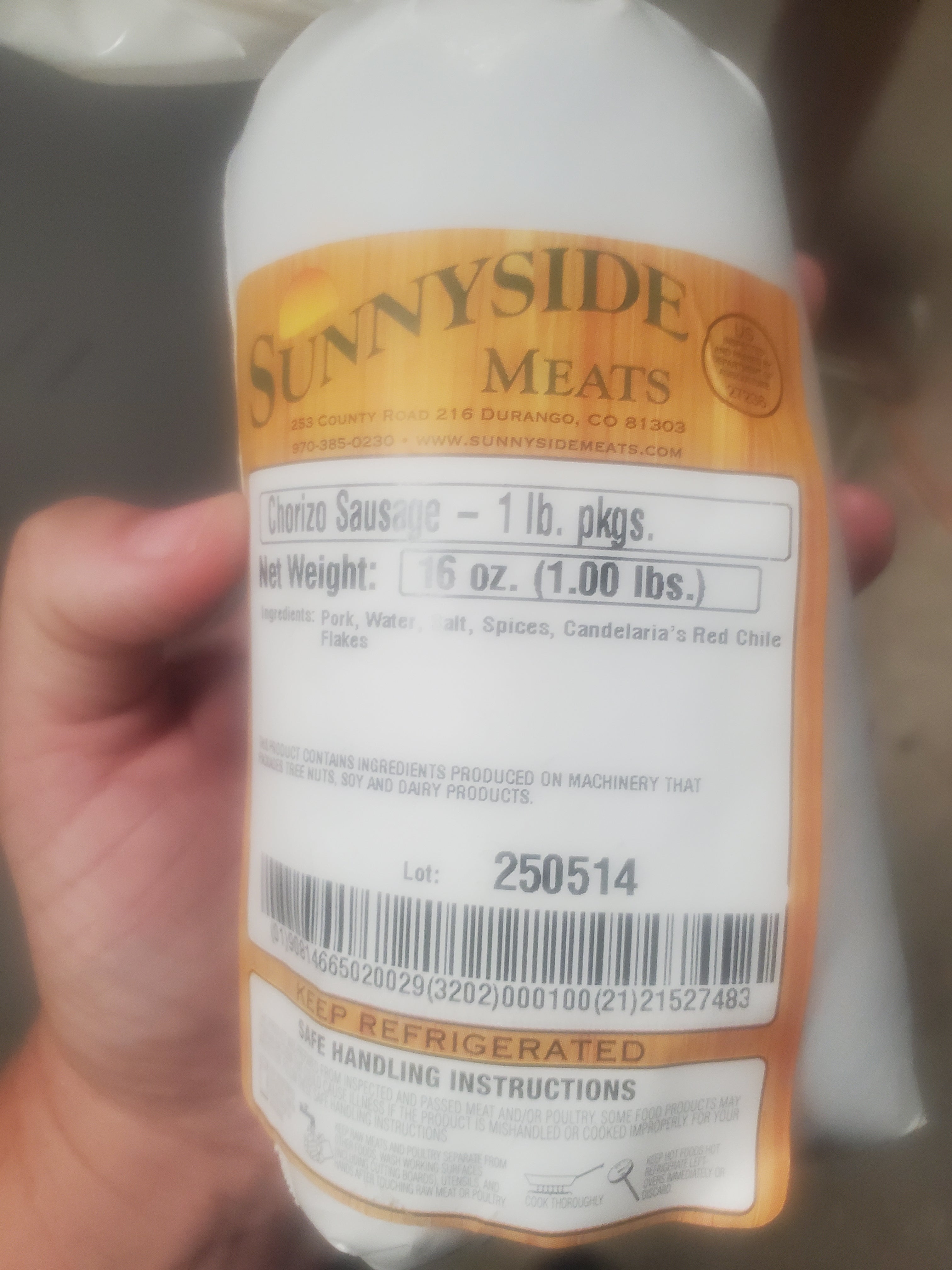 Chorizo Sausage 1lb