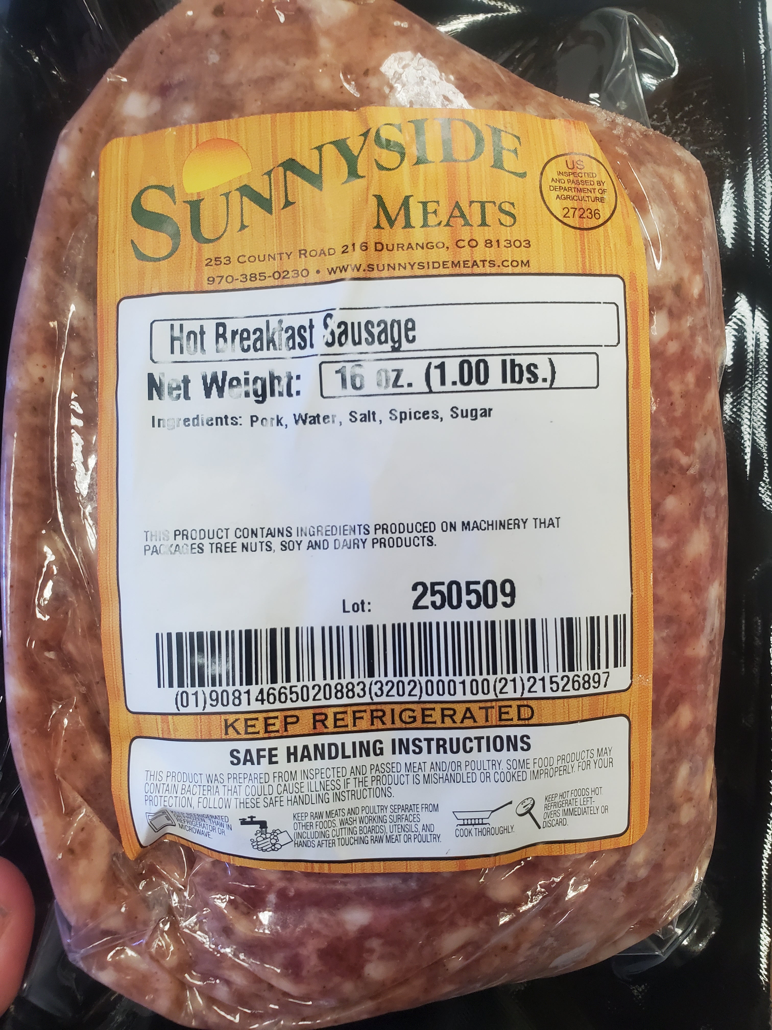 Hot sausage 1lb
